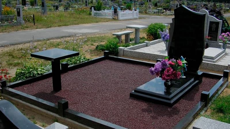 Как ухаживать за памятником из чёрного гранита?